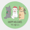 Suche nach katzen kätzchen aufkleber Frohe weihnachten