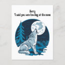 Suche nach wolf und mond postkarten Tier