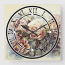 Suche nach orange rosen wanduhren Aquarell