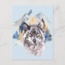 Suche nach schöner wolf postkarten Wald