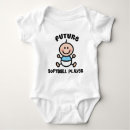 Suche nach softball babykleidung Zukünftiger softballspieler