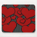 Suche nach gotisches herz mousepads Streifen