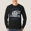 Suche nach dünne blaue linie flagge tshirts Ruhestand