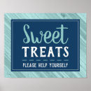 Suche nach leckereien poster Tafelschild