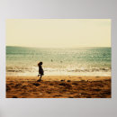 Suche nach mädchen am strand poster Sonnenuntergang
