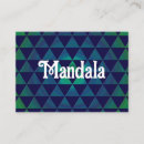 Suche nach grüne mandala visitenkarten Für sie