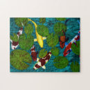 Suche nach koi teich puzzle Goldfisch