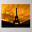 Suche nach eiffelturm poster Sonnenuntergang