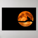 Suche nach katzen silhouetten poster Mond
