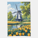 Suche nach windmühle geschirr tücher Holland