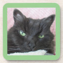 Suche nach black cat untersetzer Katzenliebhaber