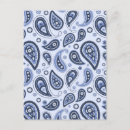 Suche nach paisley postkarten Blau