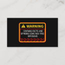 Suche nach warnung visitenkarten Spaß