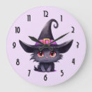 Suche nach halloween katzen wanduhren Witch