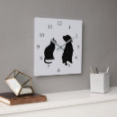 Suche nach graue katze wanduhren Tiere