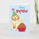Suche nach golden retriever geburtstag karten Kuchen