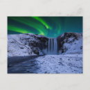 Suche nach wasserfälle postkarten Aurora borealis