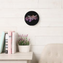 Suche nach dunkler hintergrund wanduhren Blume