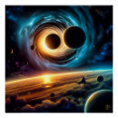 Suche nach schwarzes loch poster Kosmisch