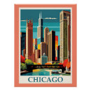 Suche nach vintage chicago poster Gebäude