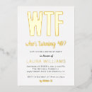 Suche nach wtf einladungen 40 geburtstagsfeier