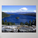 Suche nach lake tahoe poster Smaragdgrüne bucht