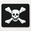 Suche nach totenkopf mit gekreuzter knochen mousepads Pirat