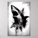Suche nach weißer hai poster Fisch