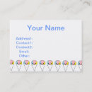 Suche nach kegel visitenkarten Bunt