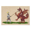 Suche nach mittelalterliche drachen poster Heilige george