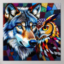 Suche nach wolf illustration poster Natur