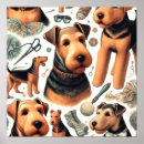 Suche nach airedale terrier poster Welpe