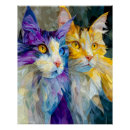 Suche nach geometrische katze poster Katzenliebhaber