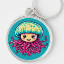 Suche nach quallen schlüsselanhänger Wasser