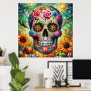 Suche nach dia de los muertos poster Blumenreich
