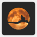 Suche nach katzen mond aufkleber Schwarz