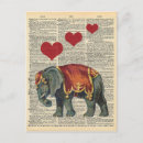 Suche nach rote elefanten postkarten Vintag