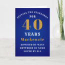 Suche nach 40 jahre alt karten Für ihn