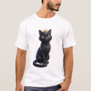 Suche nach schwarze katze tshirts Tierliebhaber