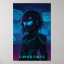 Suche nach anime girl poster Cyberpunk