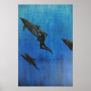 Suche nach delphin im ozean poster Malerei