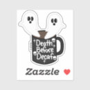 Suche nach tod aufkleber Kaffee
