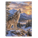 Suche nach grauer wolf kleine notizbücher Schnee