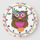 Suche nach cartoon owl wanduhren Für alle