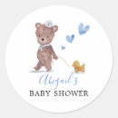 Suche nach teddy bear baby shower aufkleber Aquarell