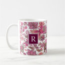 Suche nach rosa blumenmuster tassen Monogramm