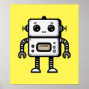 Suche nach niedlicher roboter poster Retro