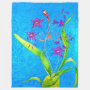 Suche nach orchideen decken Aquarellmalerei