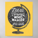 Suche nach verloren poster Wanderlust
