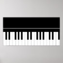 Suche nach piano keyboard poster Black
